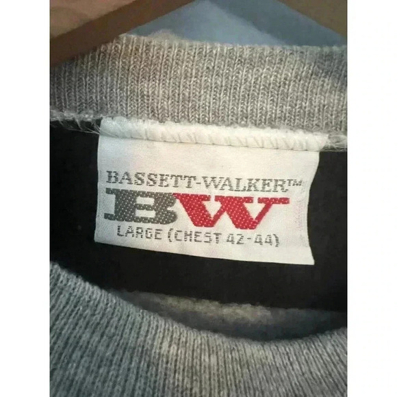 Vintage 80’s Bassett-Walker Striped Sweatshirt French Quarter Bourbon Street L/G - Picture 4 of 5